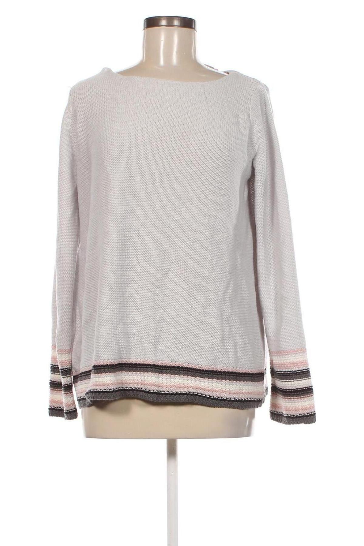Дамски пуловер Jean Pascale, Размер M, Цвят Сив, Цена 15,08 лв.
