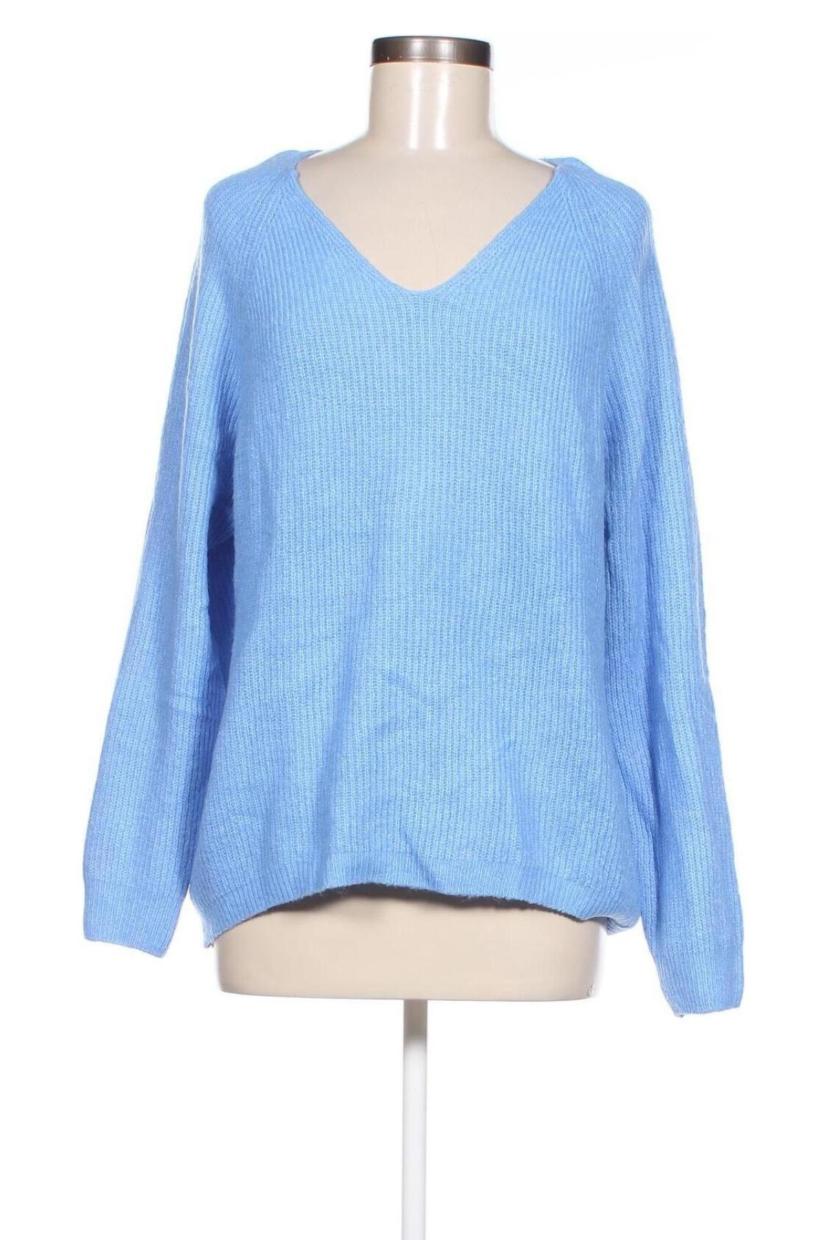 Γυναικείο πουλόβερ Jean Pascale, Μέγεθος M, Χρώμα Μπλέ, Τιμή 9,33 €