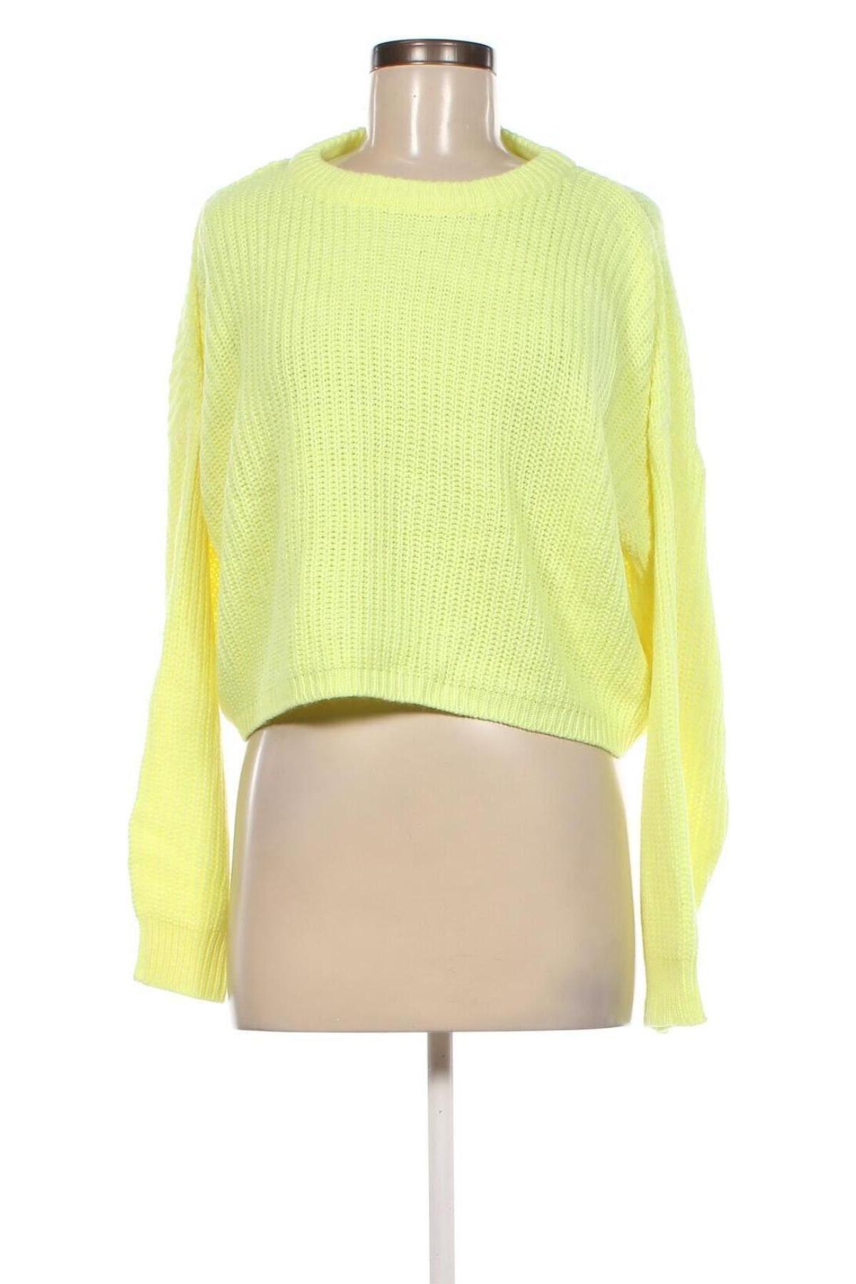 Дамски пуловер Jennyfer, Размер M, Цвят Жълт, Цена 15,08 лв.