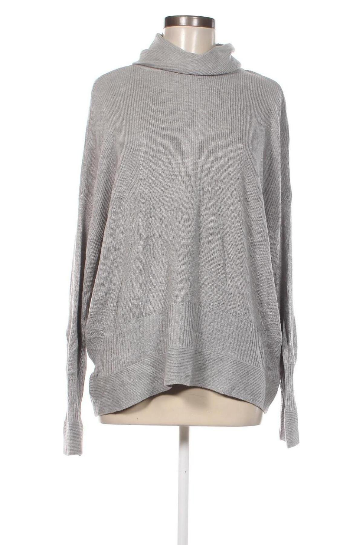 Дамски пуловер Joan Vass, Размер M, Цвят Сив, Цена 40,30 лв.
