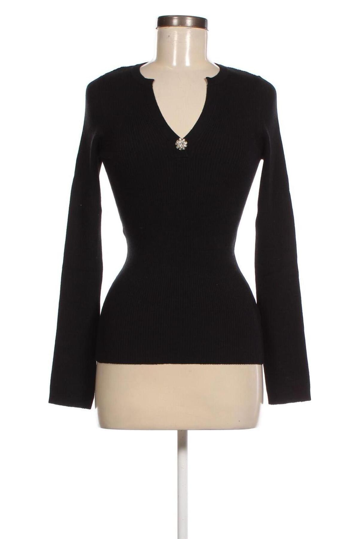 Дамски пуловер Karl Lagerfeld, Размер M, Цвят Черен, Цена 289,75 лв.