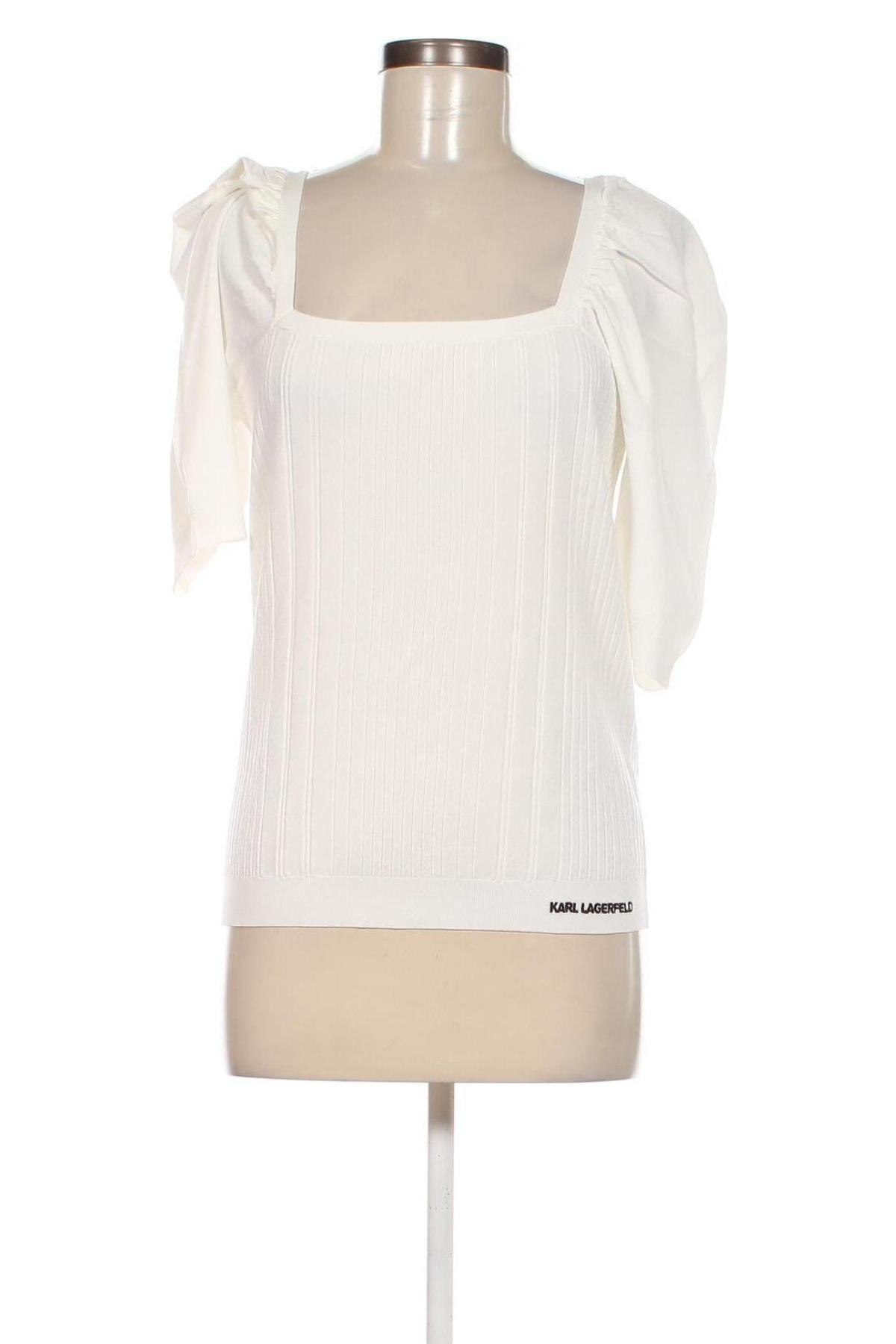 Дамски пуловер Karl Lagerfeld, Размер XL, Цвят Бял, Цена 167,75 лв.
