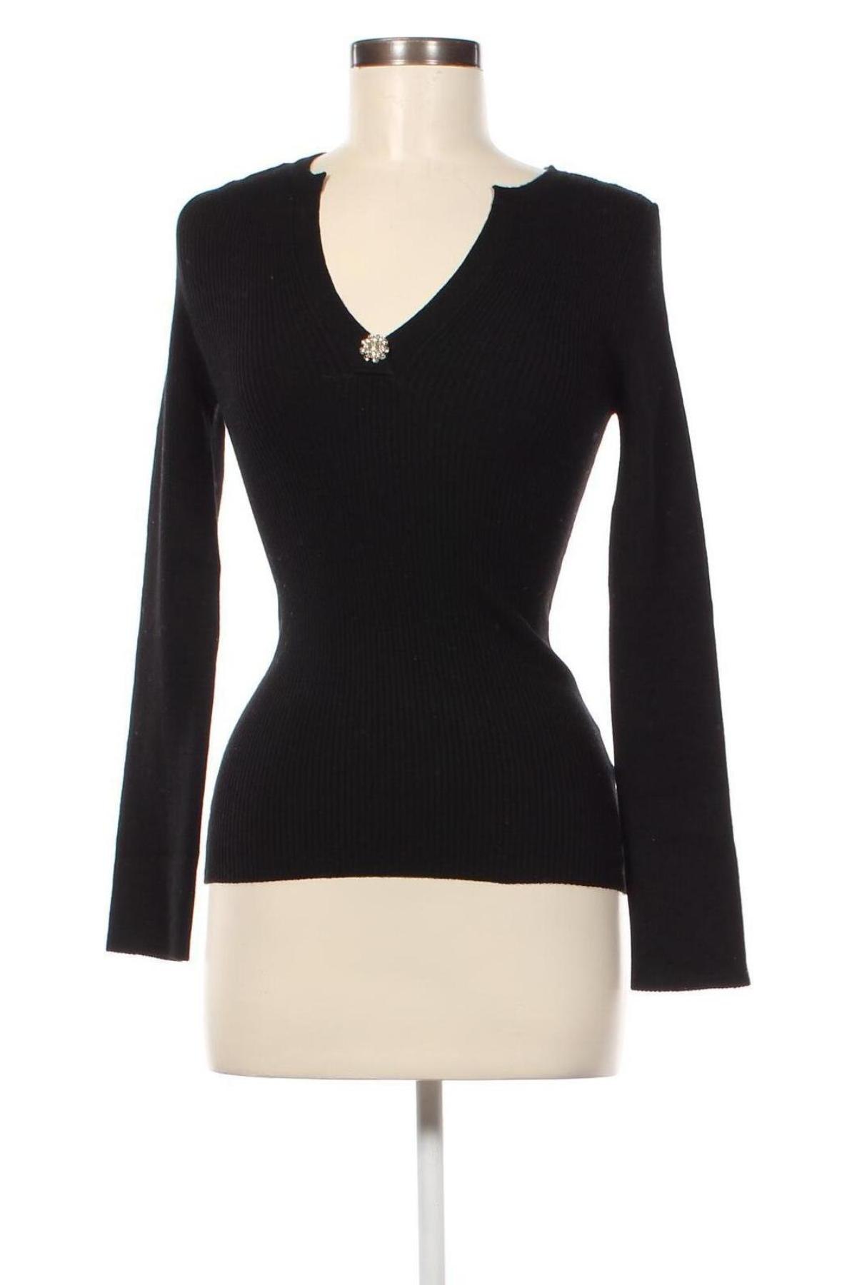 Дамски пуловер Karl Lagerfeld, Размер S, Цвят Черен, Цена 228,75 лв.