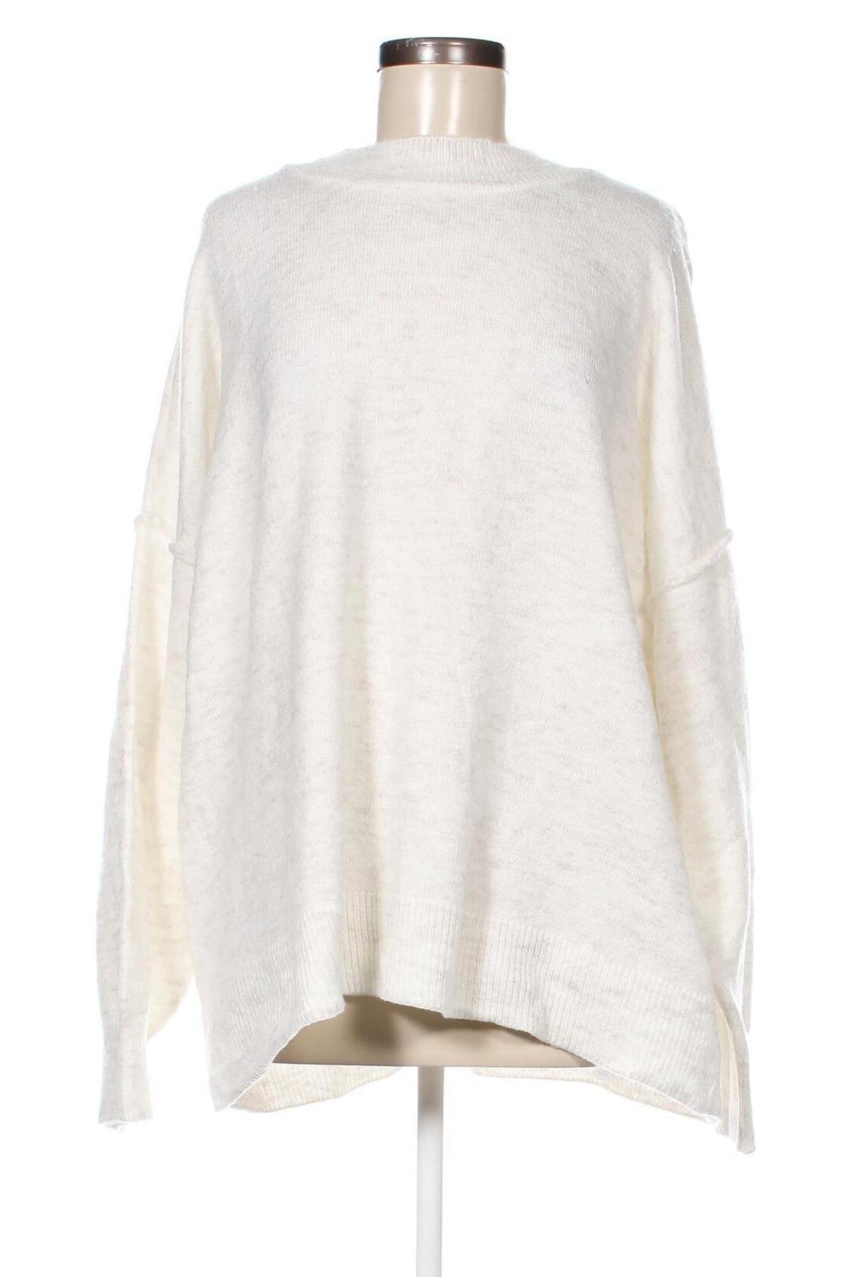 Дамски пуловер Kiabi, Размер 4XL, Цвят Бял, Цена 27,55 лв.