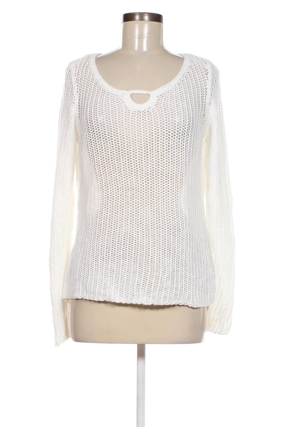 Дамски пуловер Loft By Ann Taylor, Размер M, Цвят Бял, Цена 38,44 лв.