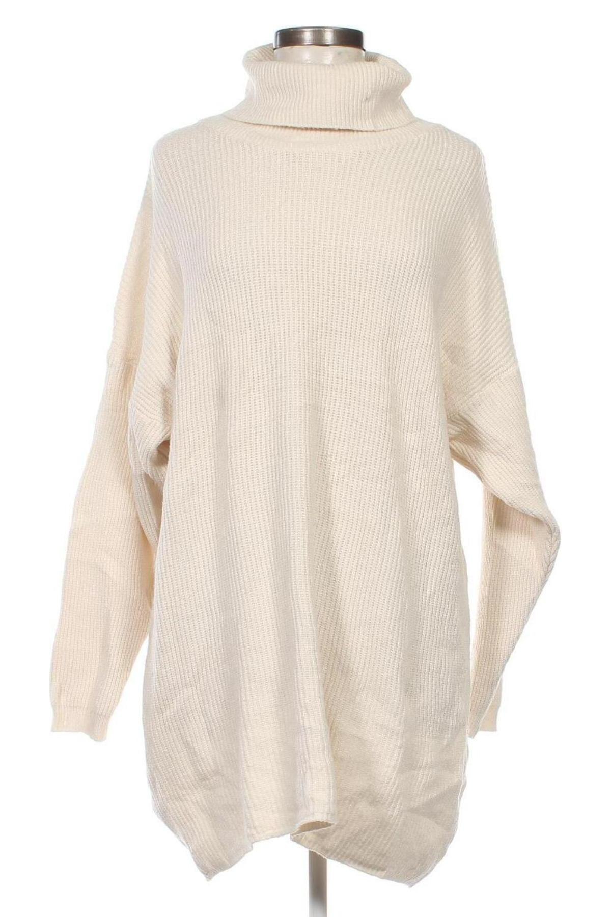 Дамски пуловер Made In Italy, Размер XL, Цвят Екрю, Цена 18,85 лв.