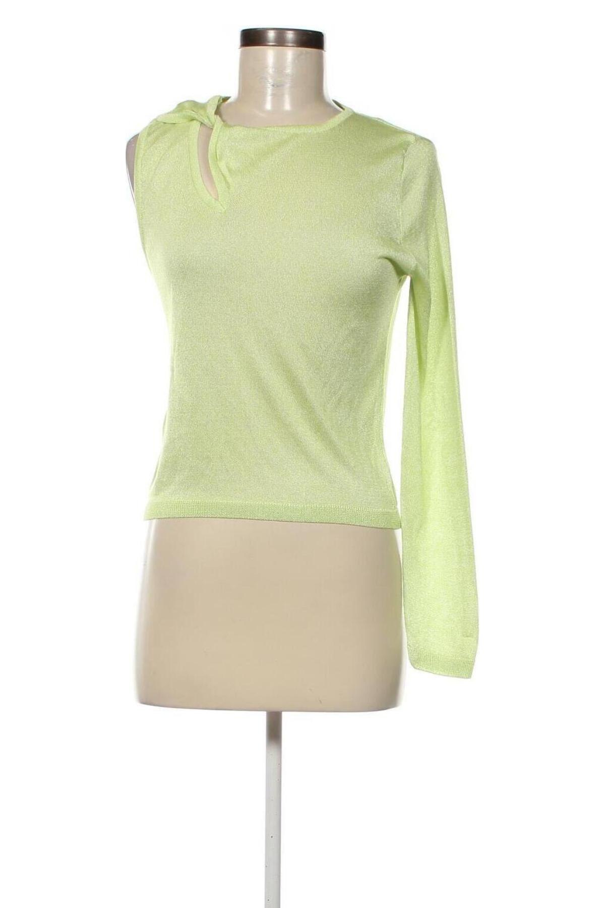 Дамски пуловер Mango, Размер M, Цвят Зелен, Цена 24,80 лв.