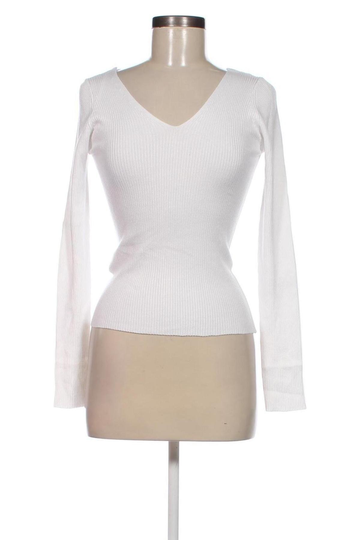 Γυναικείο πουλόβερ Mango, Μέγεθος M, Χρώμα Λευκό, Τιμή 19,18 €