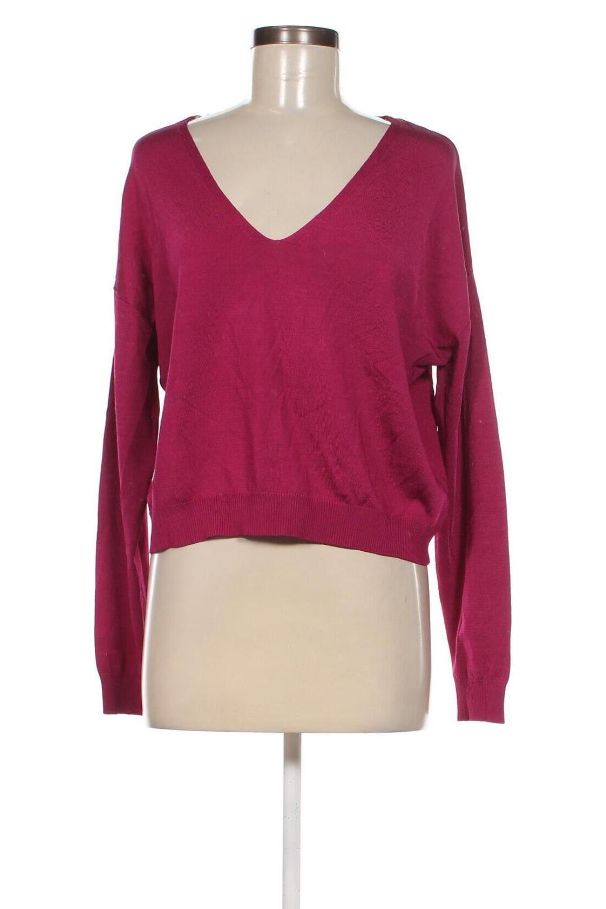 Дамски пуловер Mango, Размер L, Цвят Розов, Цена 37,20 лв.