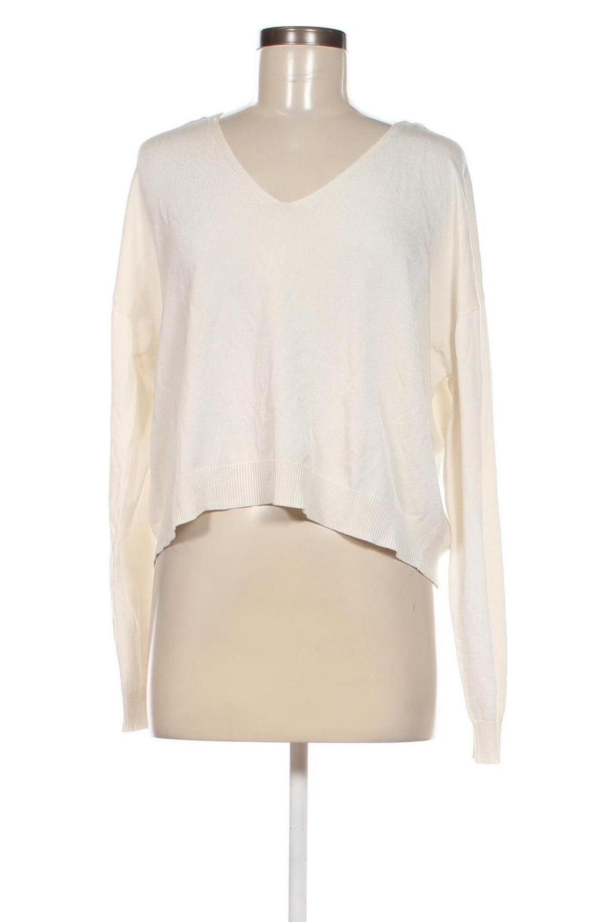 Γυναικείο πουλόβερ Mango, Μέγεθος XL, Χρώμα Λευκό, Τιμή 18,22 €