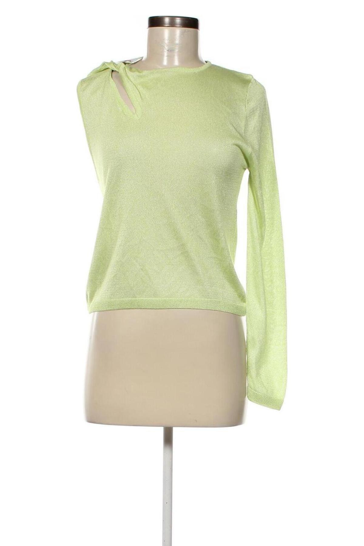 Дамски пуловер Mango, Размер L, Цвят Зелен, Цена 20,46 лв.