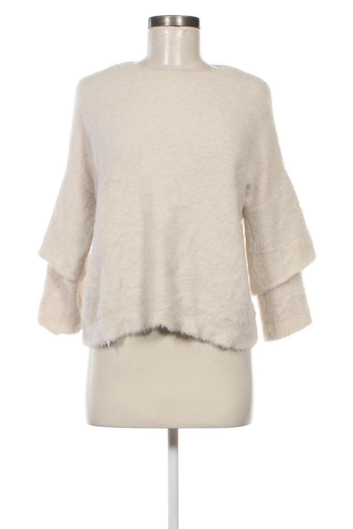 Γυναικείο πουλόβερ Mango, Μέγεθος XS, Χρώμα Εκρού, Τιμή 8,68 €