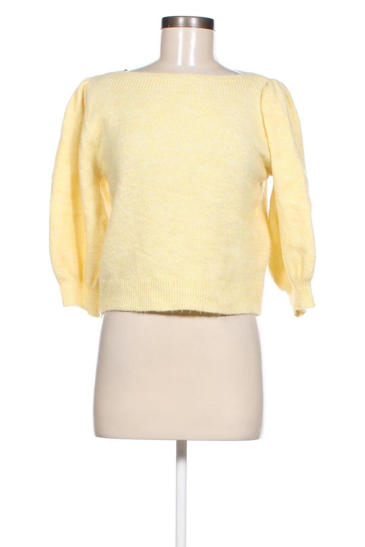 Дамски пуловер Mango, Размер M, Цвят Жълт, Цена 14,85 лв.