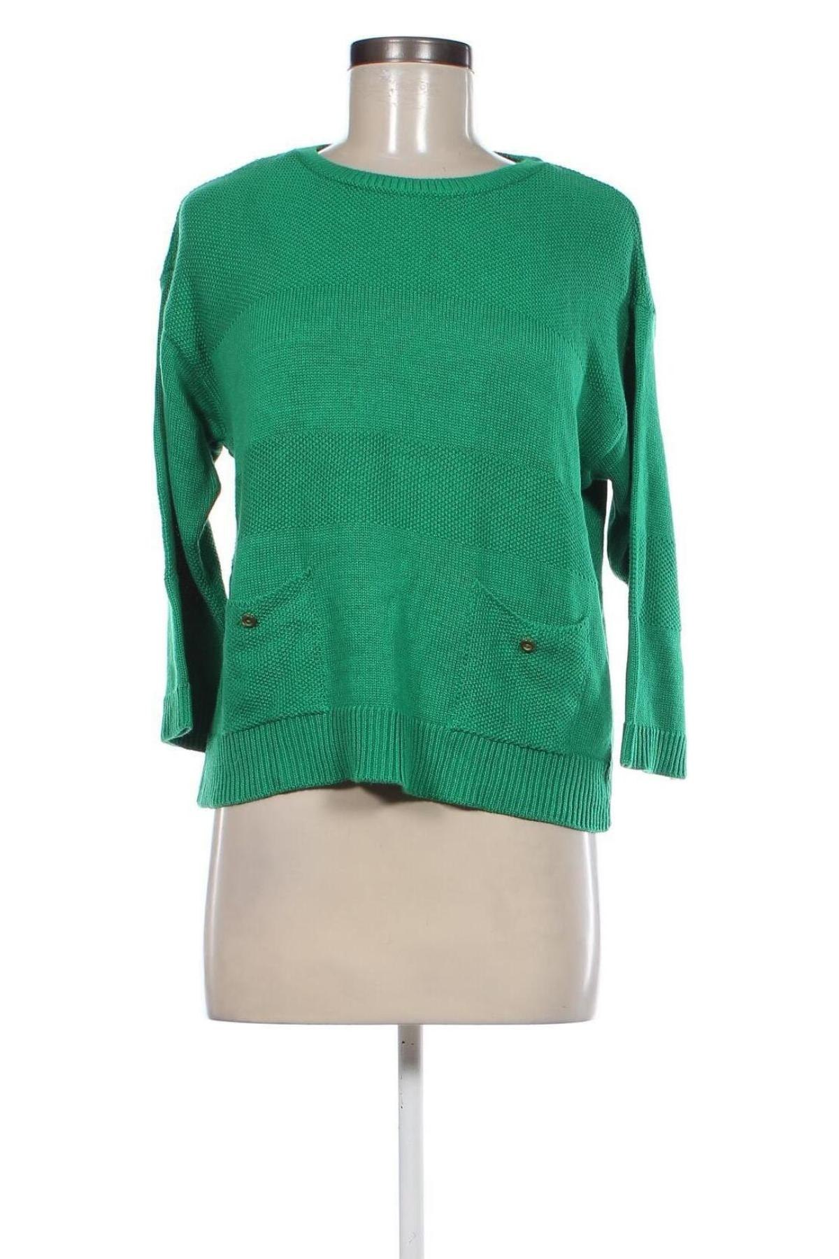 Дамски пуловер Marks & Spencer, Размер M, Цвят Зелен, Цена 13,23 лв.