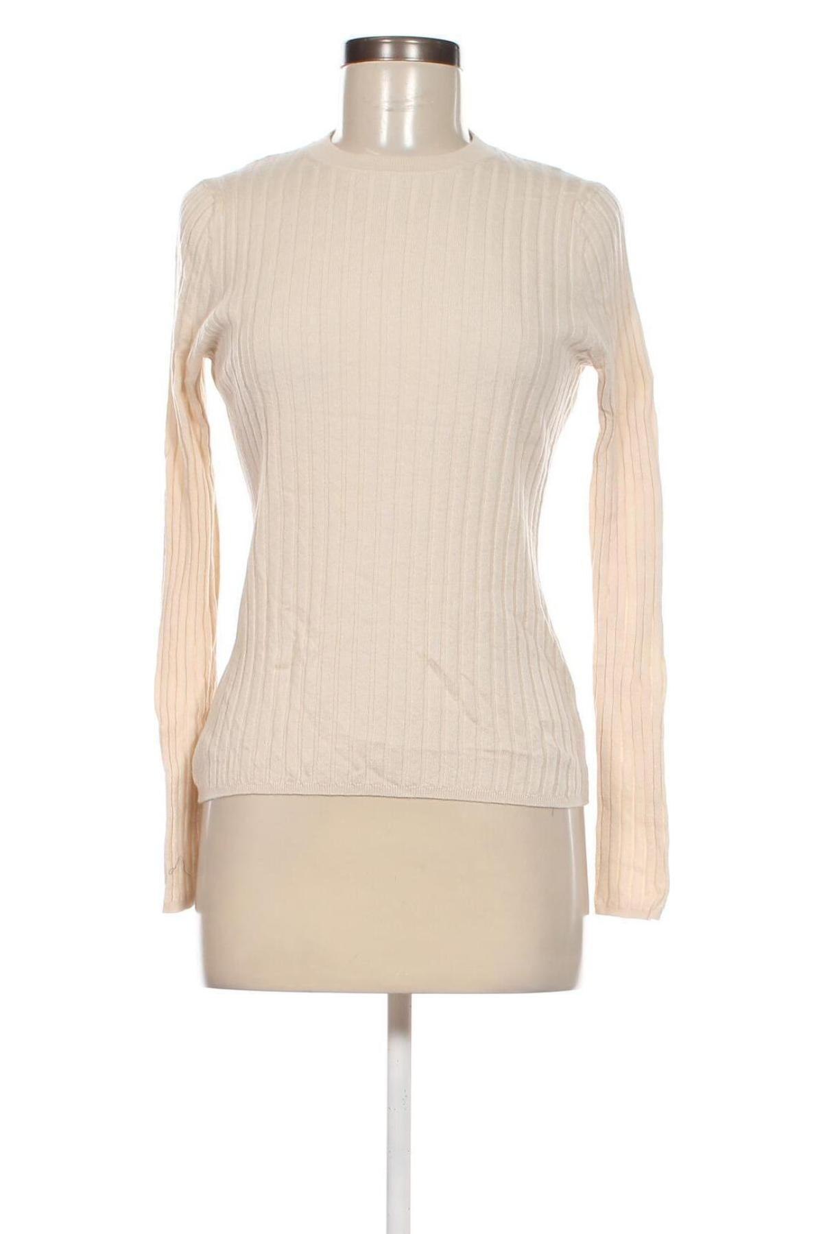Дамски пуловер Massimo Dutti, Размер S, Цвят Бежов, Цена 46,50 лв.