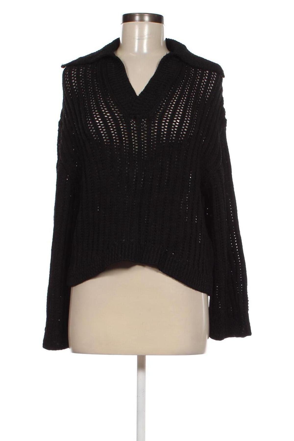Дамски пуловер Massimo Dutti, Размер S, Цвят Черен, Цена 40,30 лв.