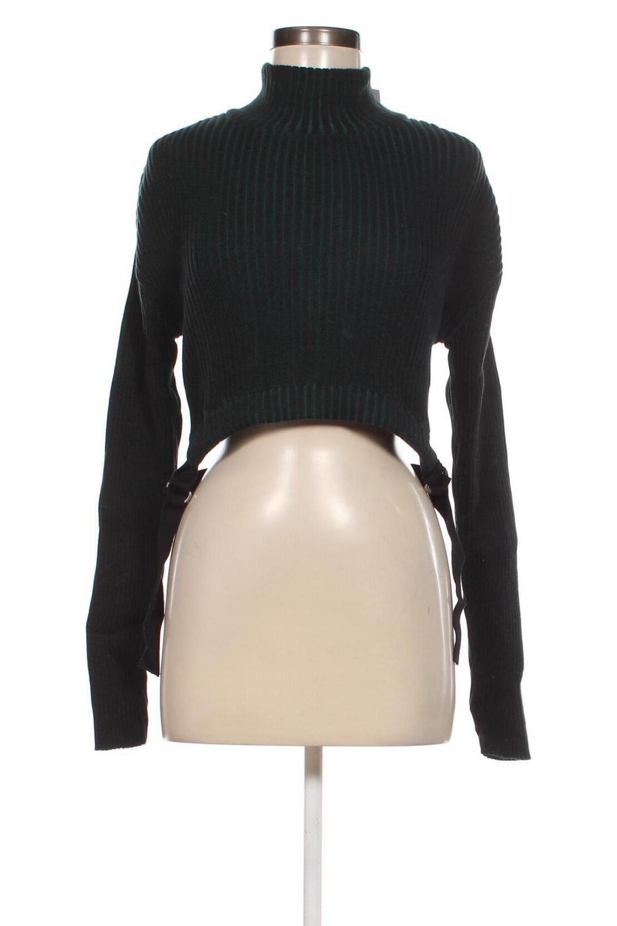 Дамски пуловер Milk It, Размер L, Цвят Зелен, Цена 37,20 лв.