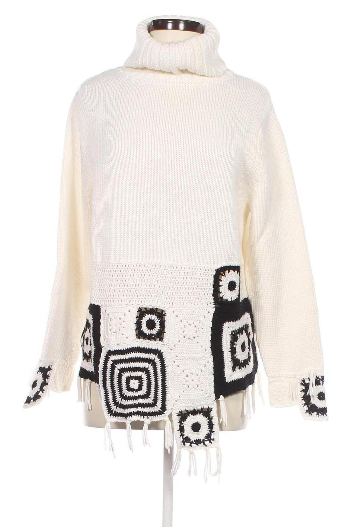 Γυναικείο πουλόβερ Monari, Μέγεθος M, Χρώμα Εκρού, Τιμή 23,36 €