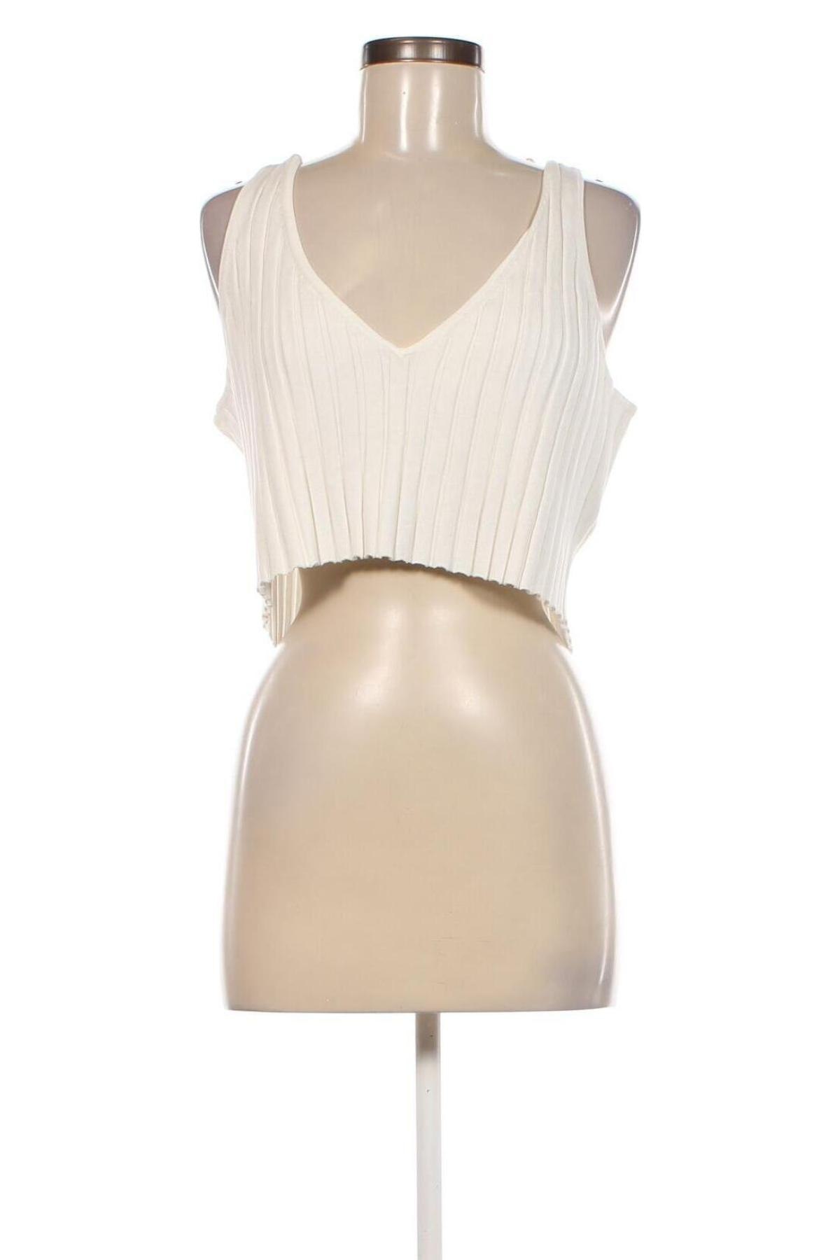 Γυναικείο πουλόβερ Monki, Μέγεθος XL, Χρώμα Λευκό, Τιμή 11,55 €