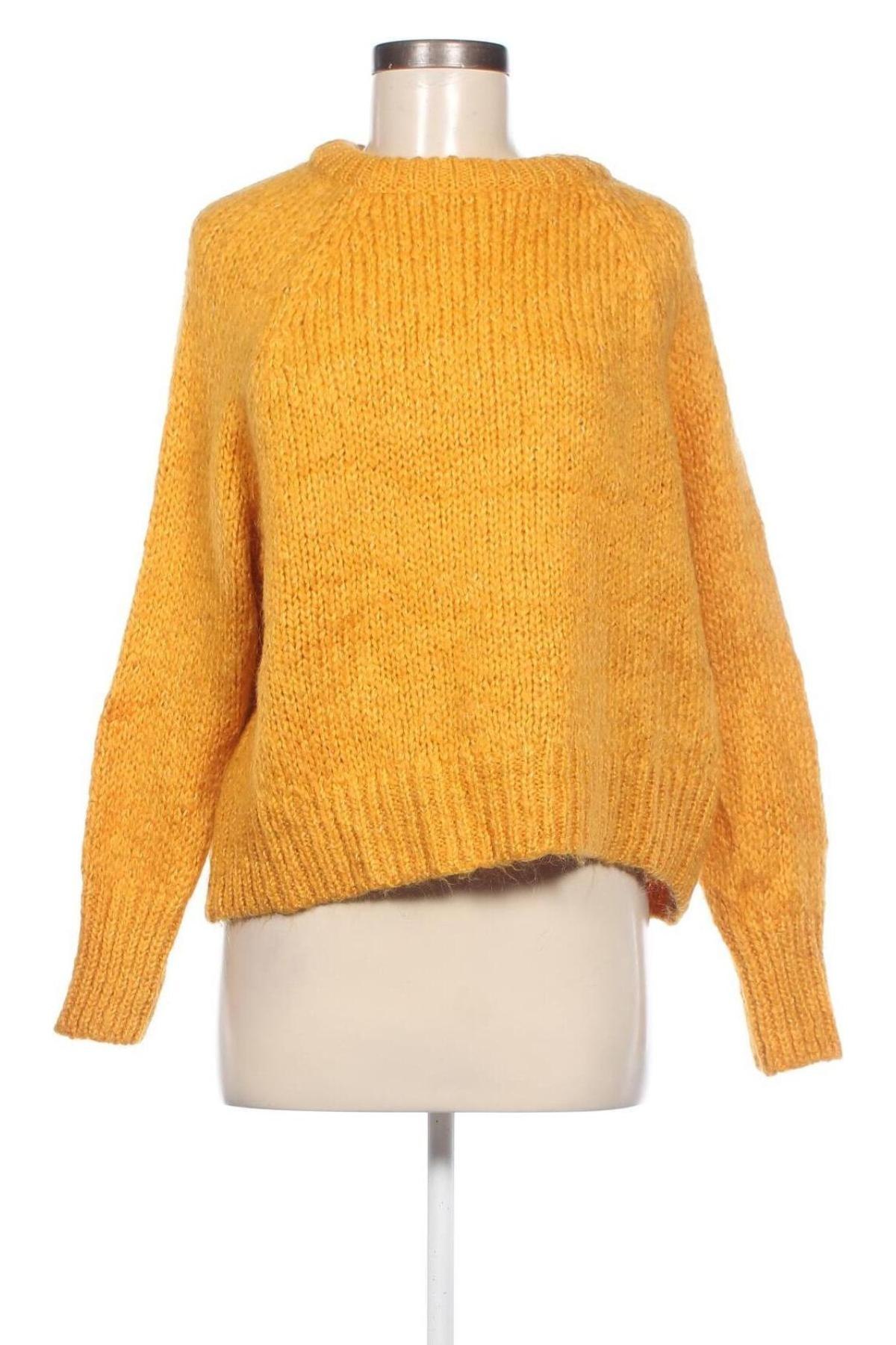 Дамски пуловер Mudo Collection, Размер S, Цвят Жълт, Цена 15,08 лв.
