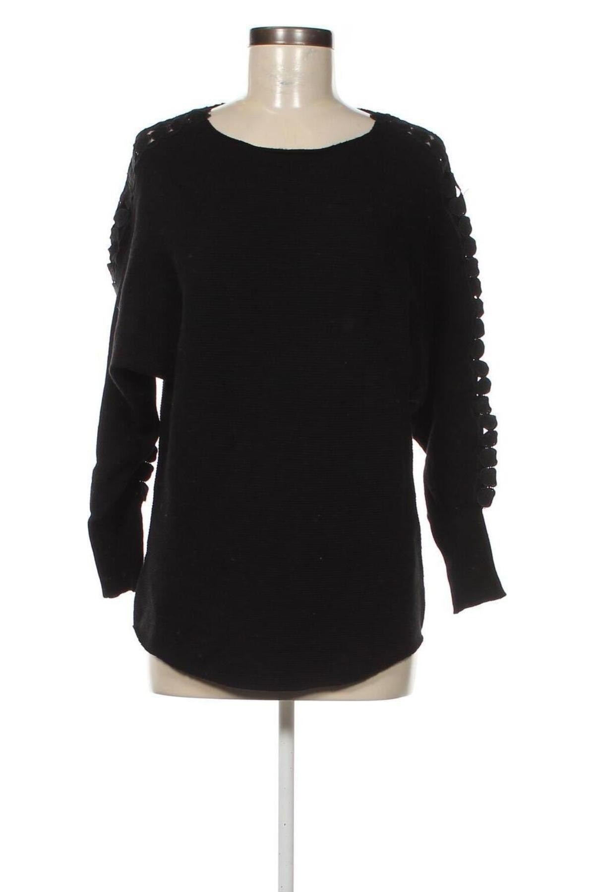 Дамски пуловер My Own, Размер M, Цвят Черен, Цена 15,08 лв.