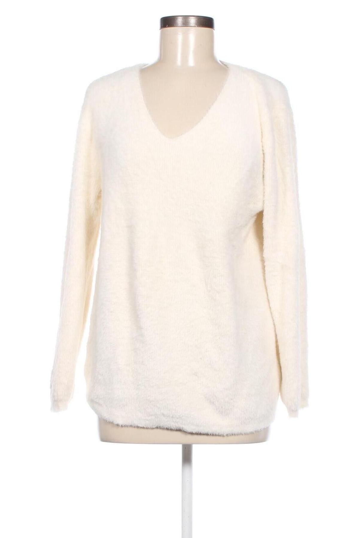 Γυναικείο πουλόβερ Ned, Μέγεθος XL, Χρώμα Εκρού, Τιμή 11,66 €