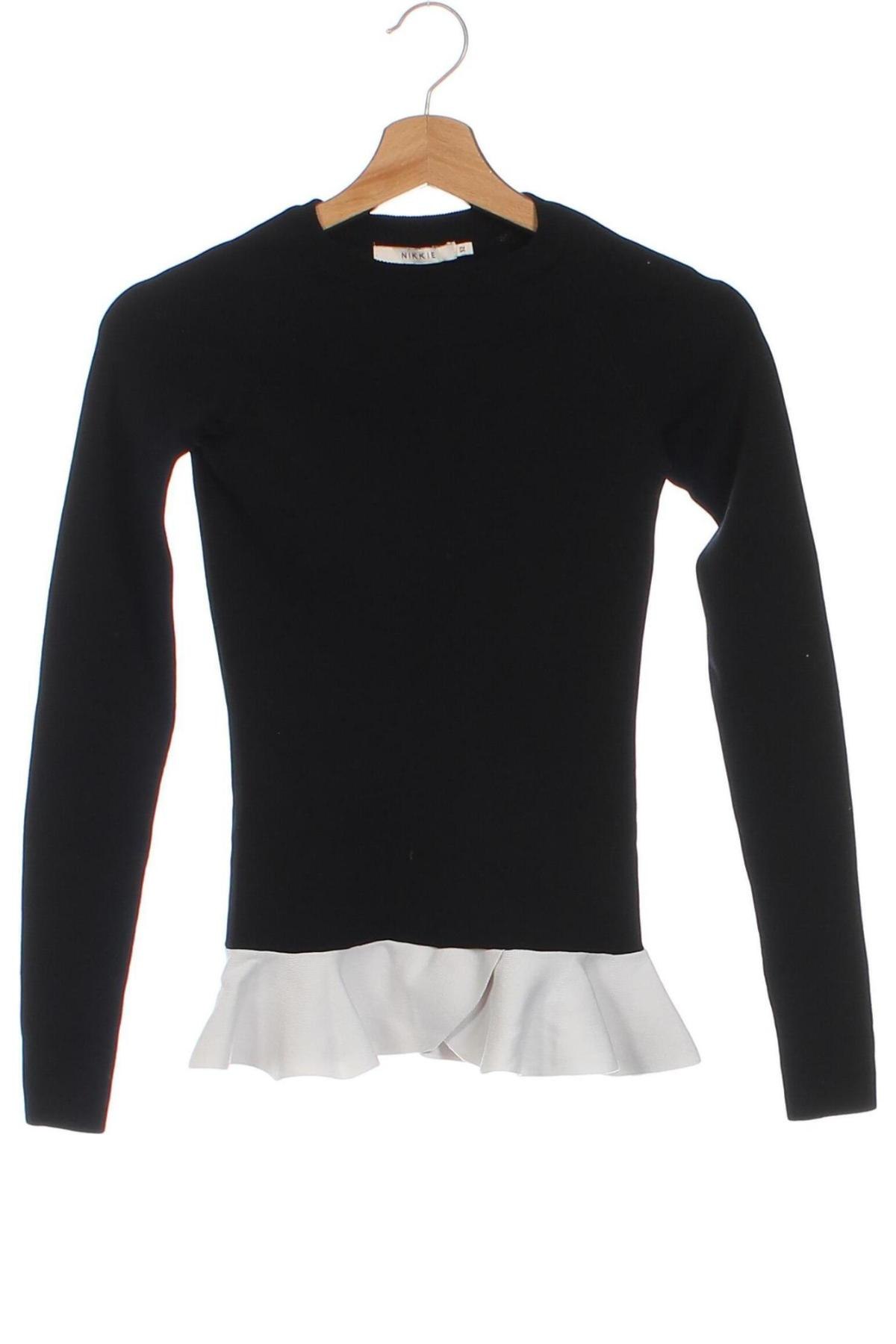 Дамски пуловер Nikkie, Размер XXS, Цвят Черен, Цена 37,20 лв.