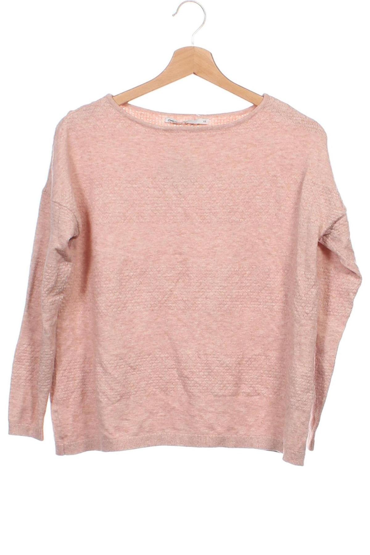 Γυναικείο πουλόβερ ONLY, Μέγεθος XS, Χρώμα Ρόζ , Τιμή 7,98 €