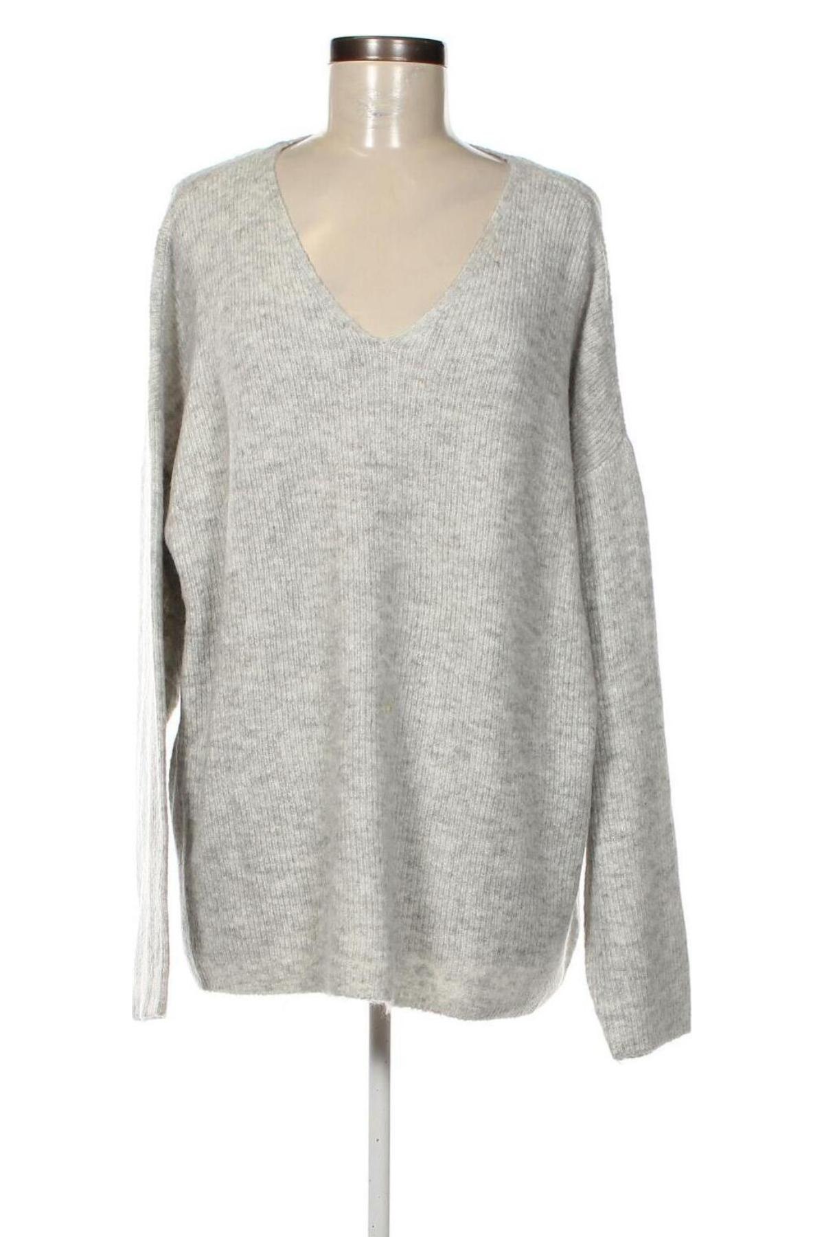 Γυναικείο πουλόβερ ONLY, Μέγεθος 3XL, Χρώμα Γκρί, Τιμή 20,77 €