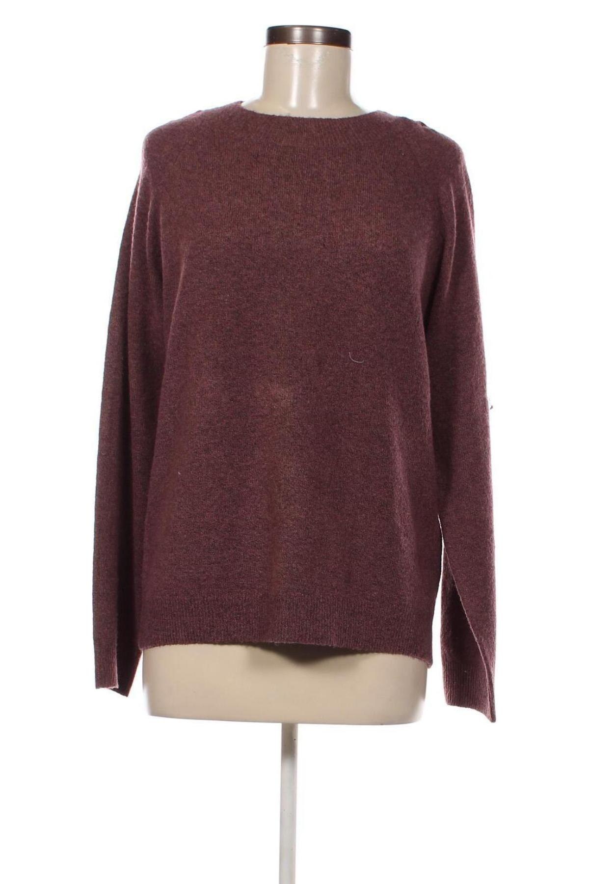 Дамски пуловер ONLY, Размер L, Цвят Кафяв, Цена 37,20 лв.