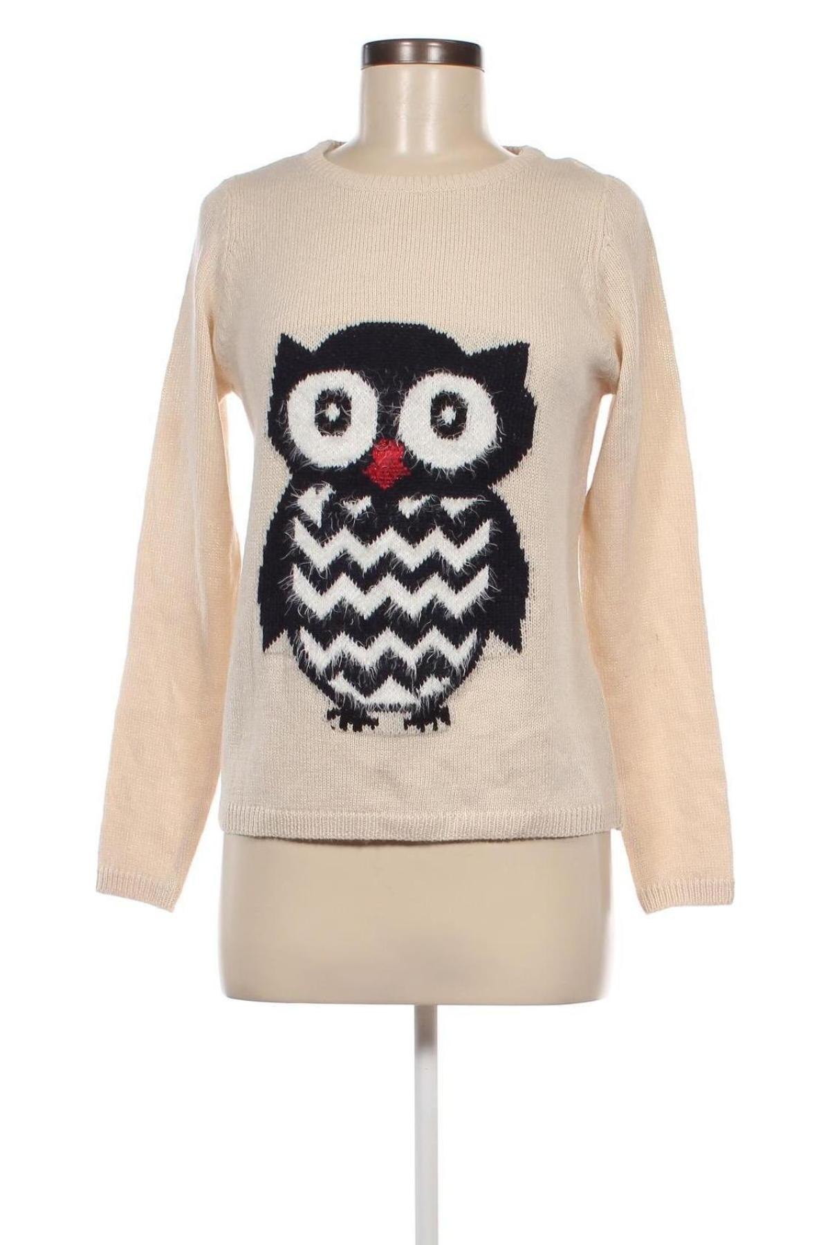 Γυναικείο πουλόβερ ONLY, Μέγεθος S, Χρώμα  Μπέζ, Τιμή 17,05 €