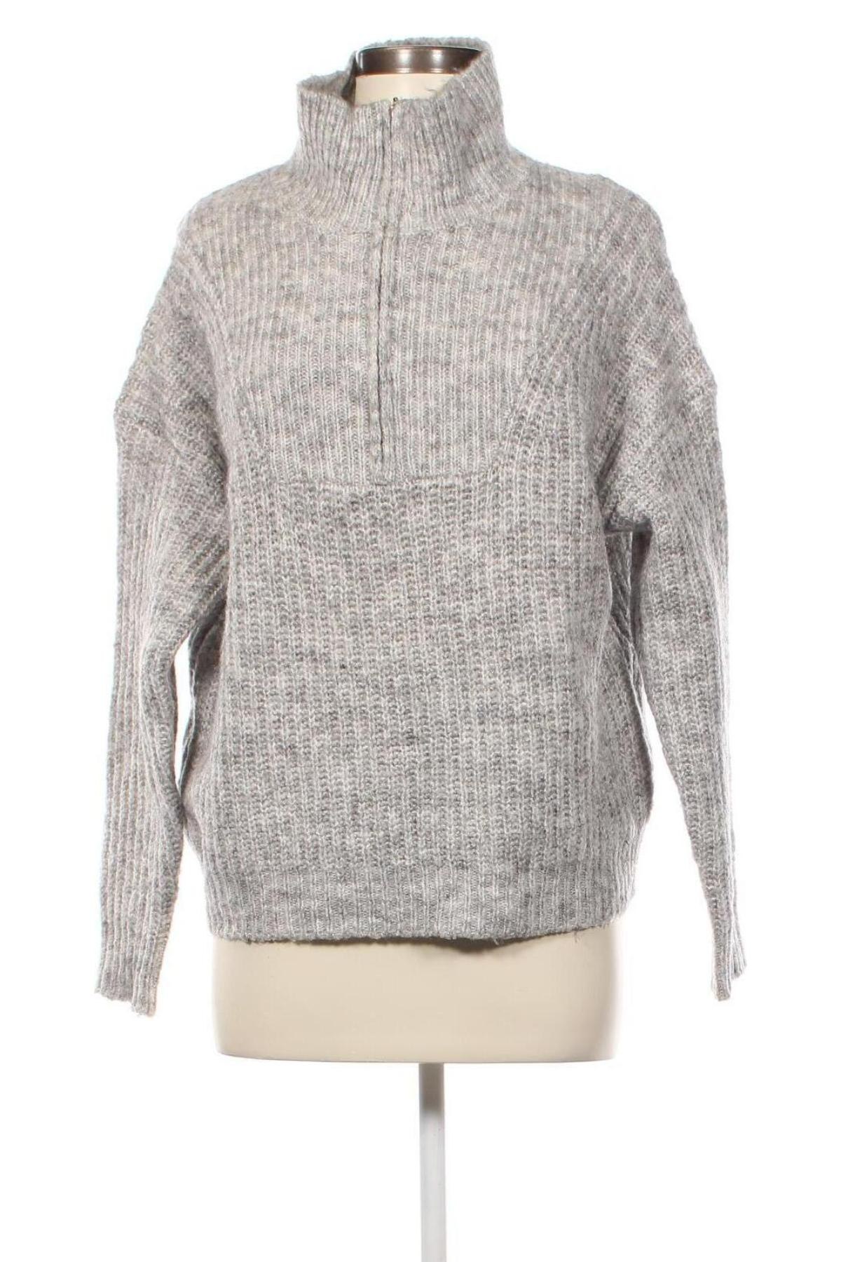 Дамски пуловер ONLY, Размер M, Цвят Сив, Цена 14,85 лв.