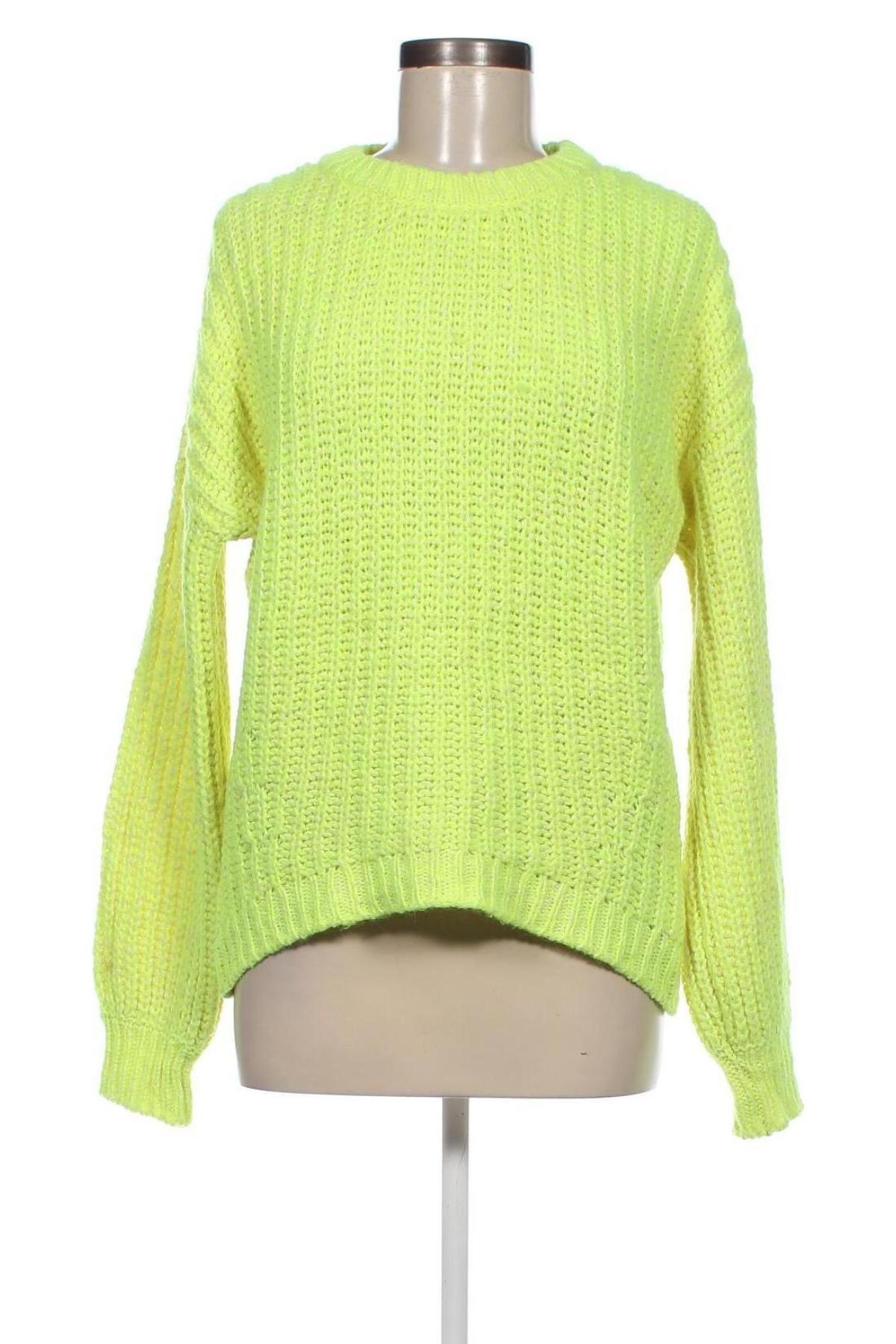 Γυναικείο πουλόβερ Oui, Μέγεθος M, Χρώμα Πράσινο, Τιμή 24,93 €