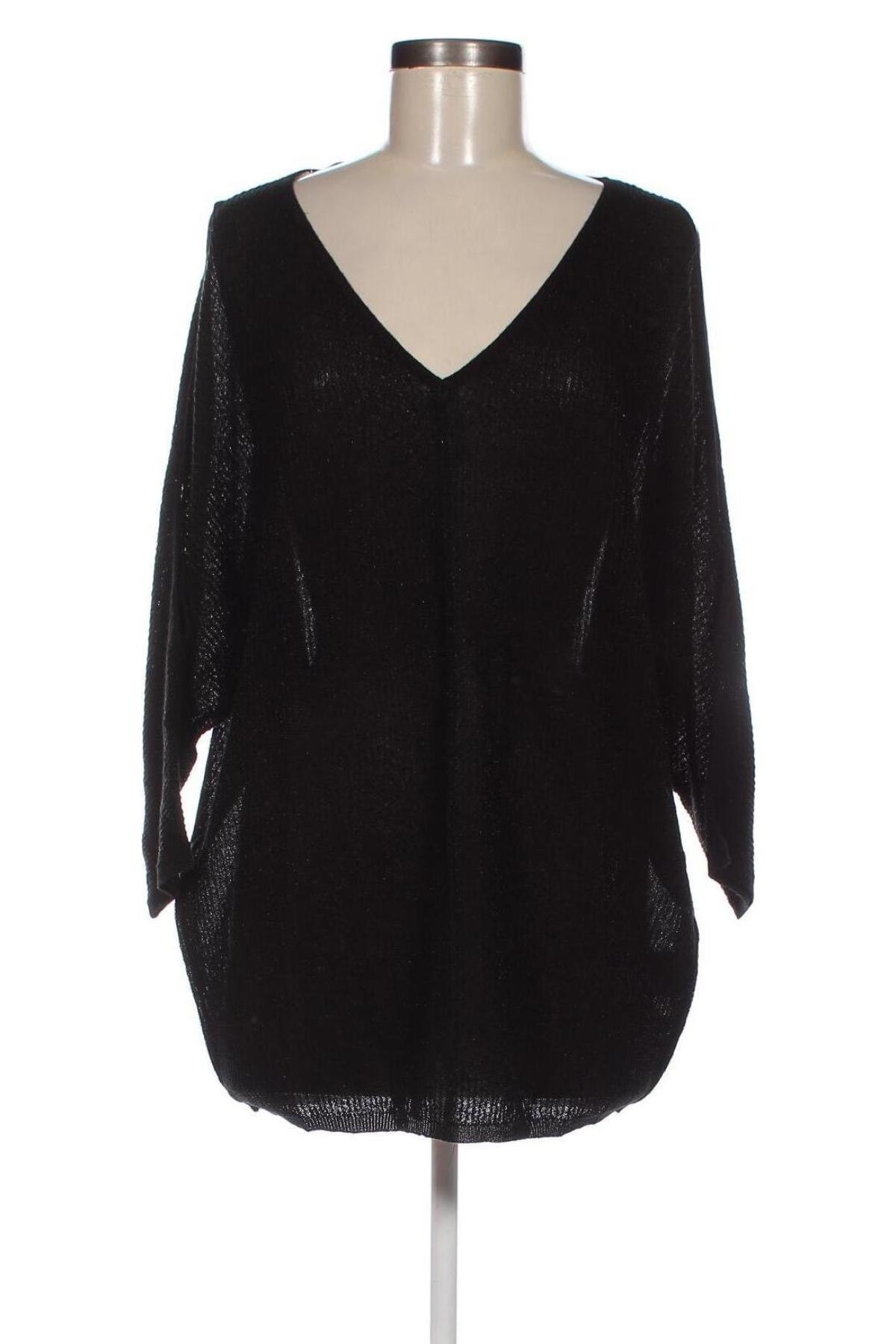 Дамски пуловер Oviesse, Размер XXL, Цвят Черен, Цена 19,32 лв.