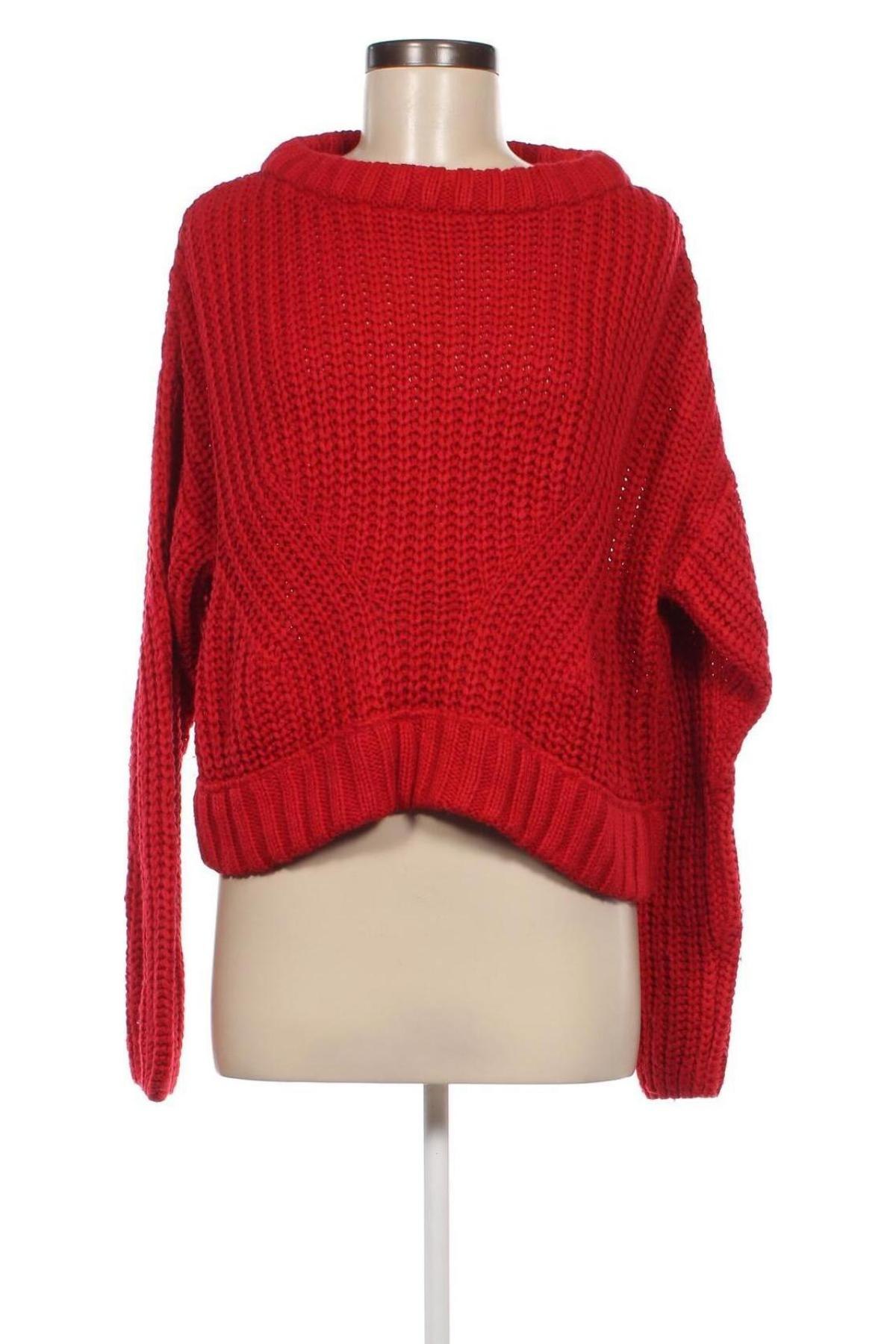 Дамски пуловер Page One, Размер M, Цвят Червен, Цена 17,60 лв.