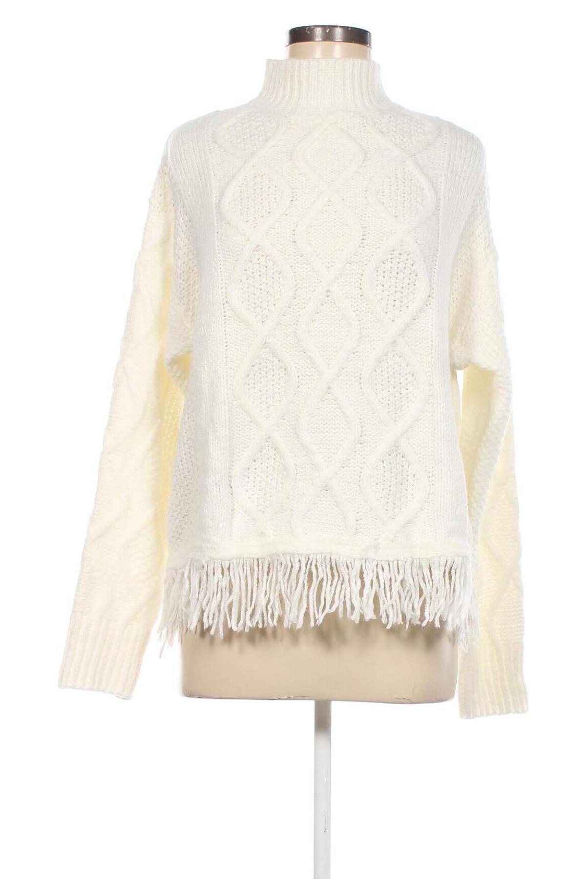 Γυναικείο πουλόβερ Page One, Μέγεθος L, Χρώμα Λευκό, Τιμή 9,33 €