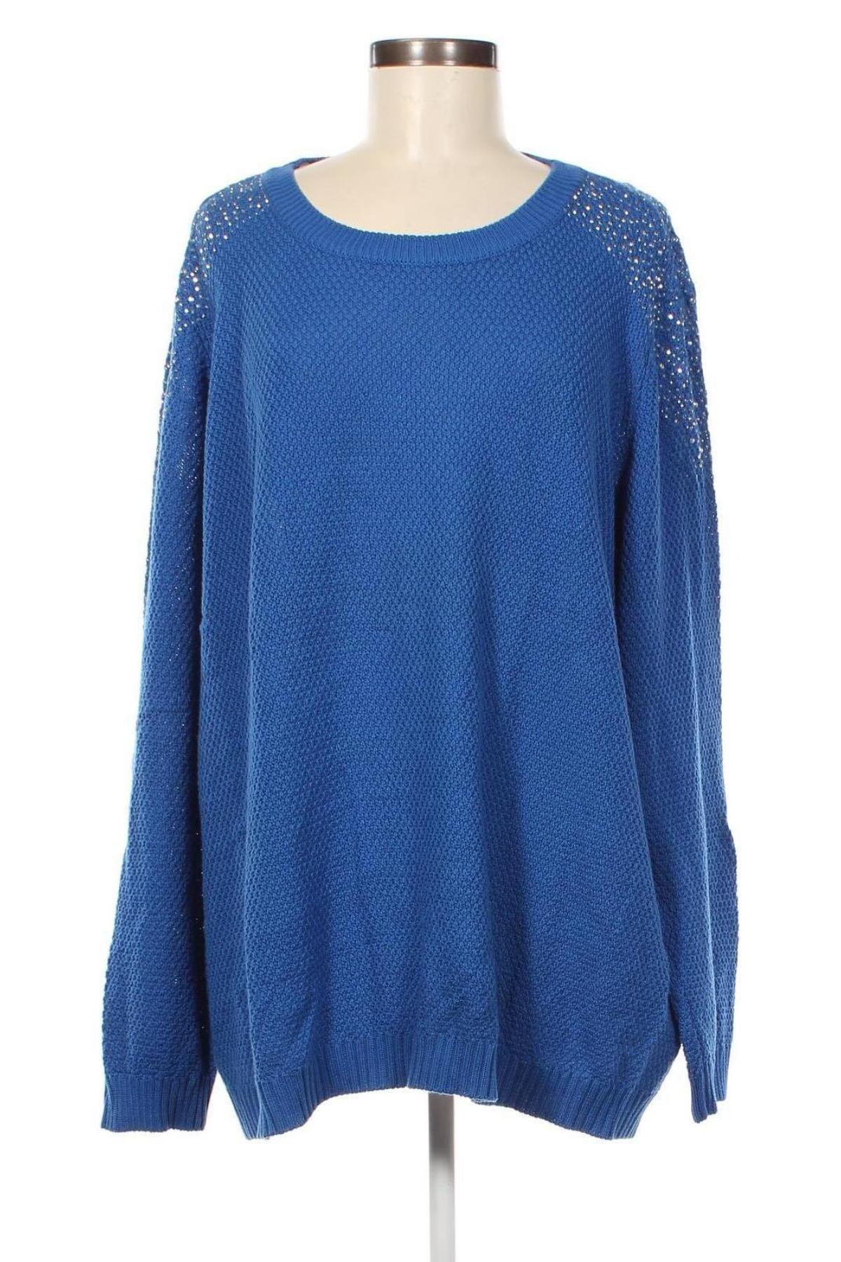 Дамски пуловер Paola, Размер 4XL, Цвят Син, Цена 14,50 лв.
