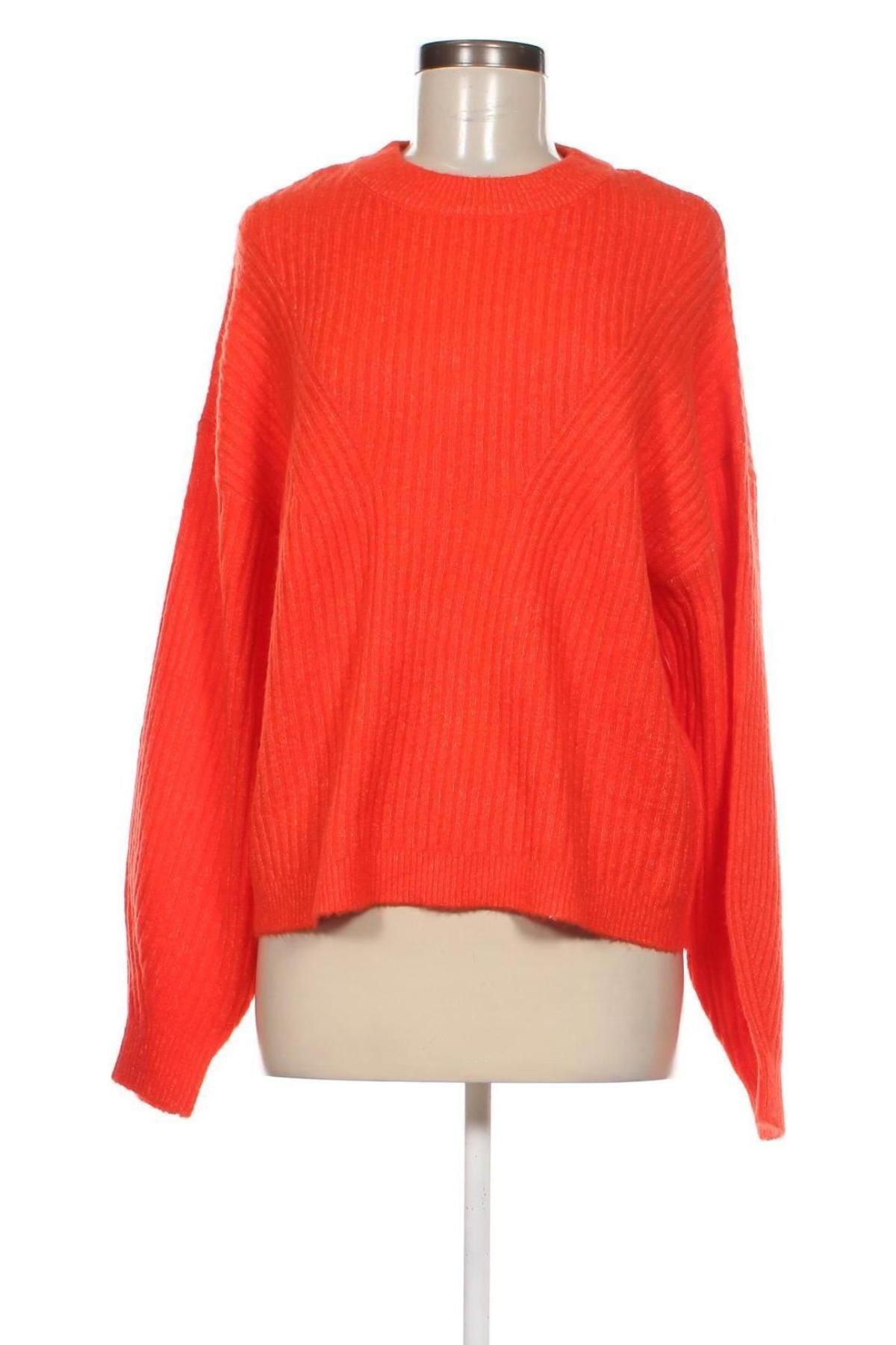 Damski sweter Pieces, Rozmiar L, Kolor Pomarańczowy, Cena 57,99 zł