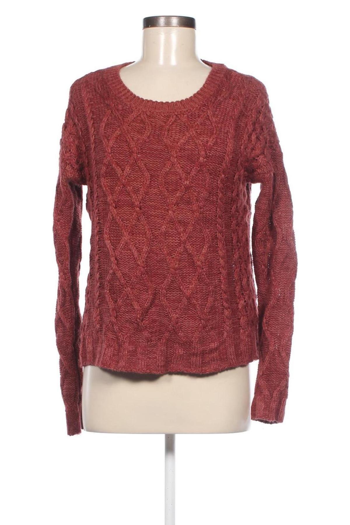 Дамски пуловер Pink Rose, Размер L, Цвят Кафяв, Цена 15,95 лв.