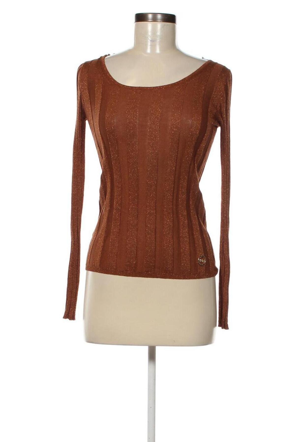 Дамски пуловер Pinko, Размер S, Цвят Кафяв, Цена 228,75 лв.