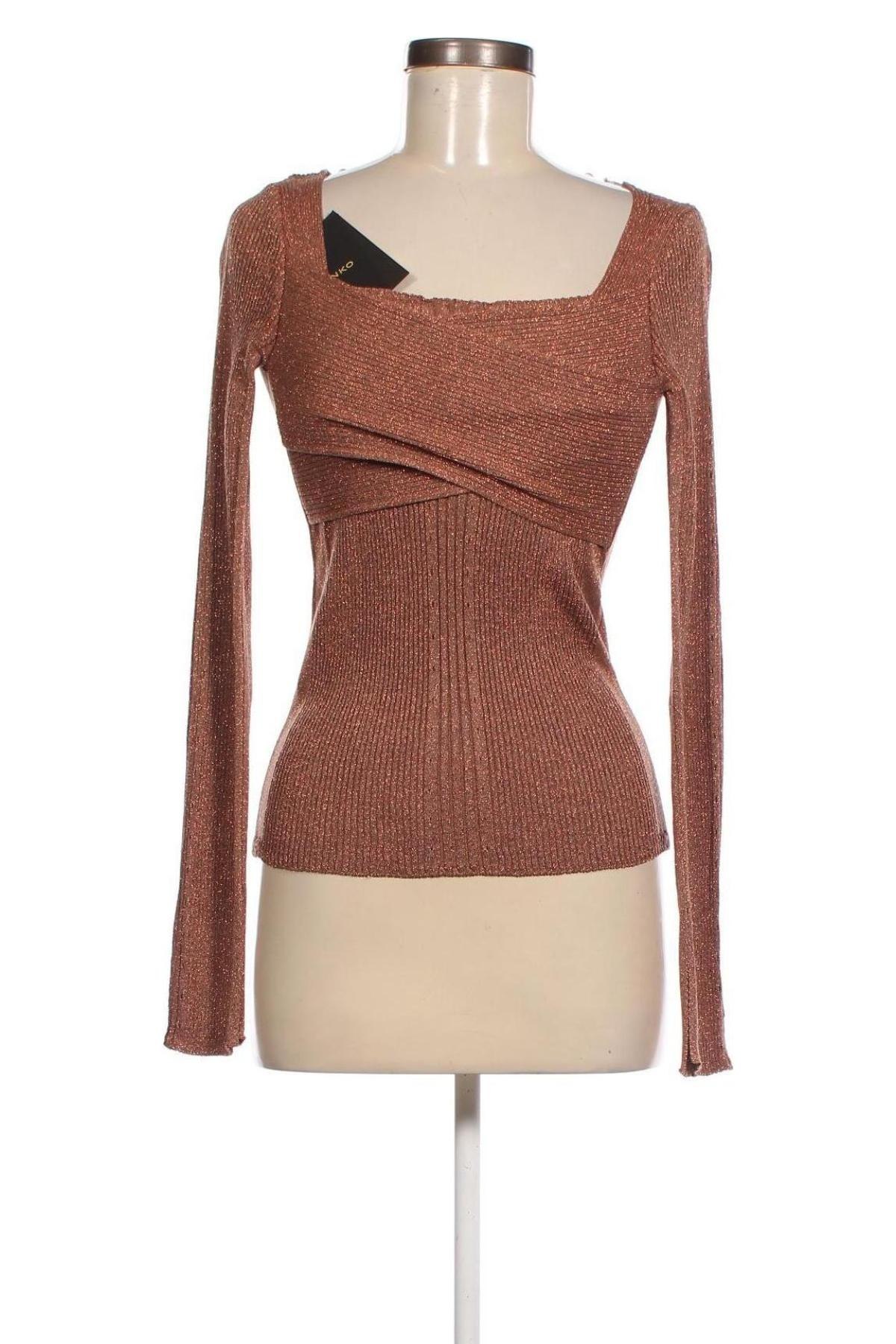 Дамски пуловер Pinko, Размер S, Цвят Кафяв, Цена 228,75 лв.