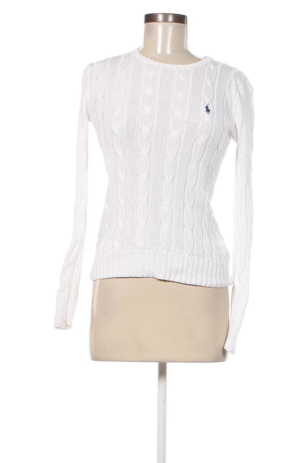 Дамски пуловер Polo By Ralph Lauren, Размер XS, Цвят Бял, Цена 190,45 лв.