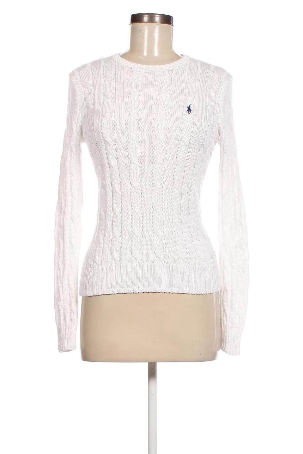 Дамски пуловер Polo By Ralph Lauren, Размер M, Цвят Бял, Цена 137,00 лв.