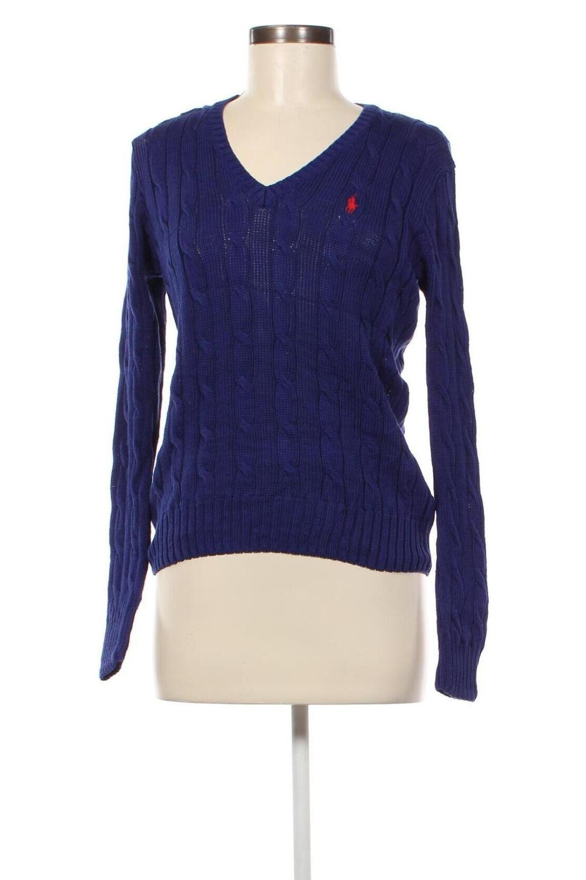 Дамски пуловер Polo By Ralph Lauren, Размер M, Цвят Син, Цена 89,05 лв.