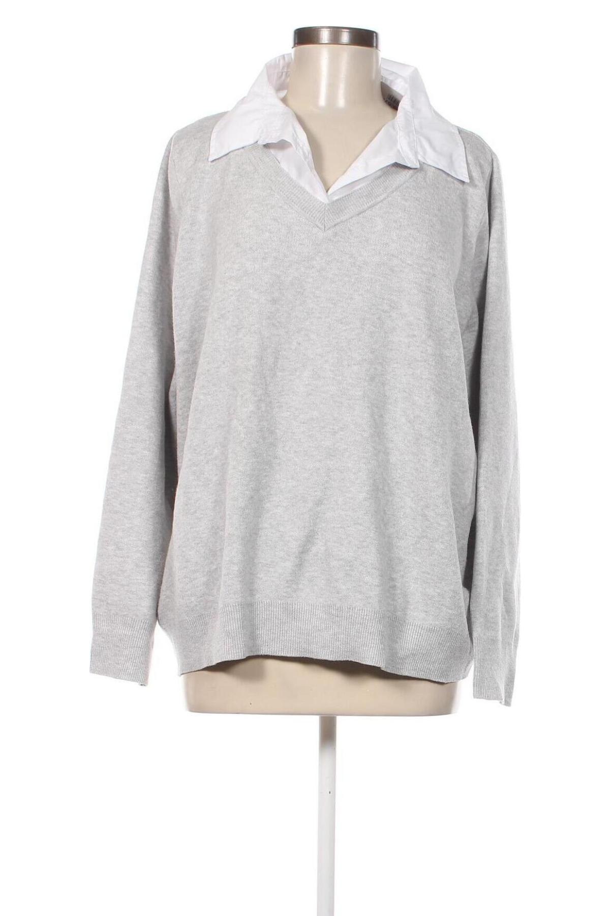 Дамски пуловер Primark, Размер XXL, Цвят Сив, Цена 18,85 лв.