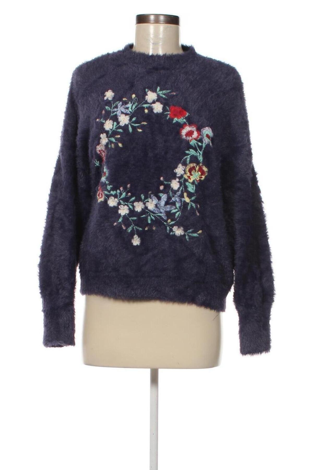 Дамски пуловер Pull&Bear, Размер M, Цвят Лилав, Цена 15,95 лв.