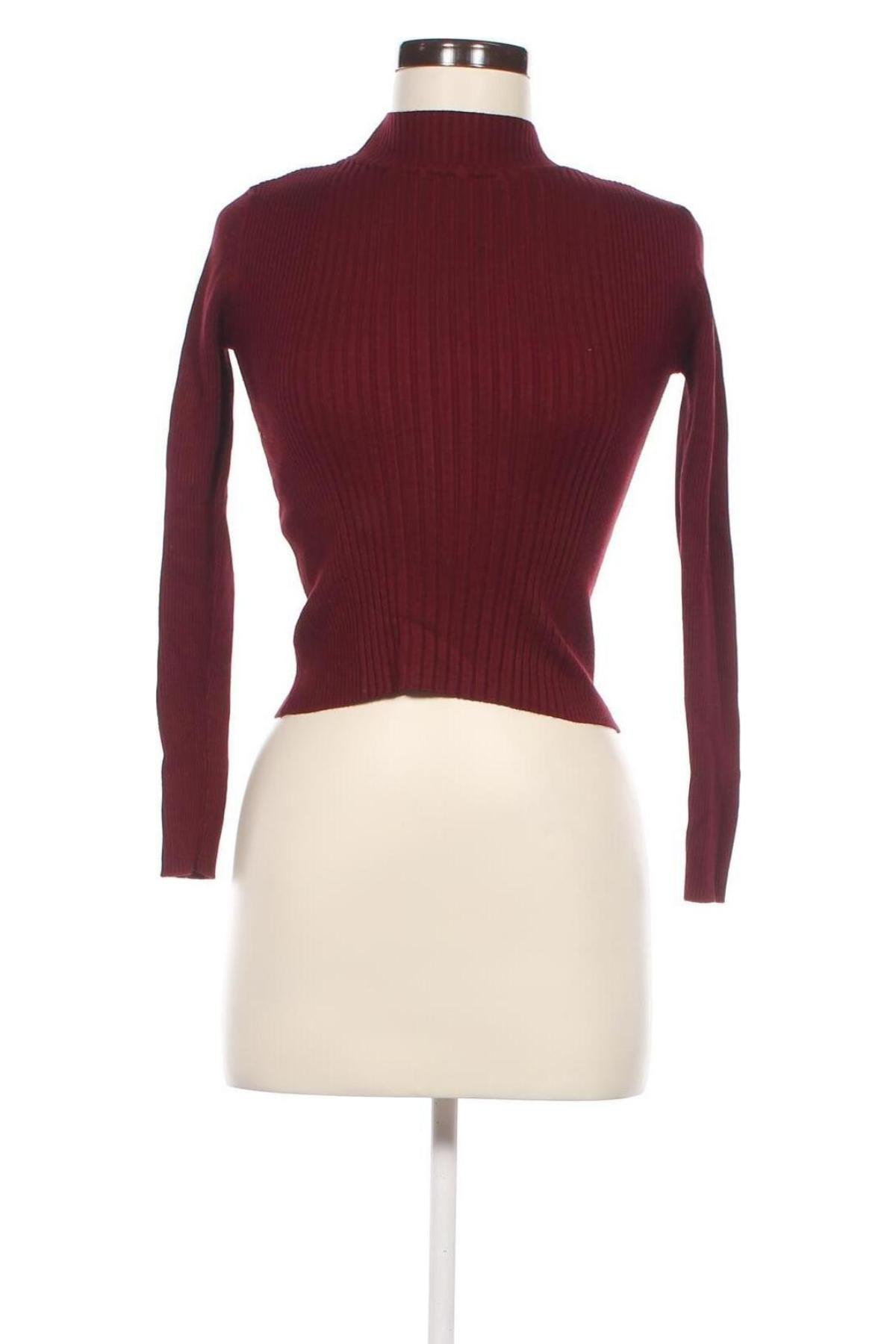 Damski sweter Pull&Bear, Rozmiar S, Kolor Czerwony, Cena 55,99 zł