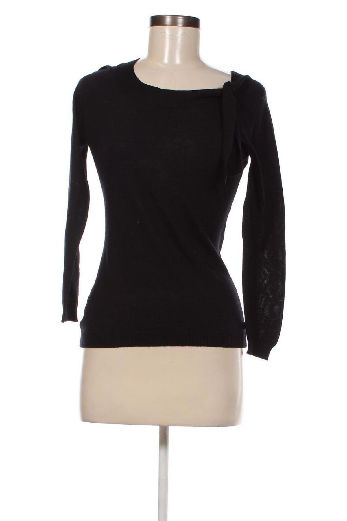Дамски пуловер Rene Lezard, Размер M, Цвят Черен, Цена 38,44 лв.