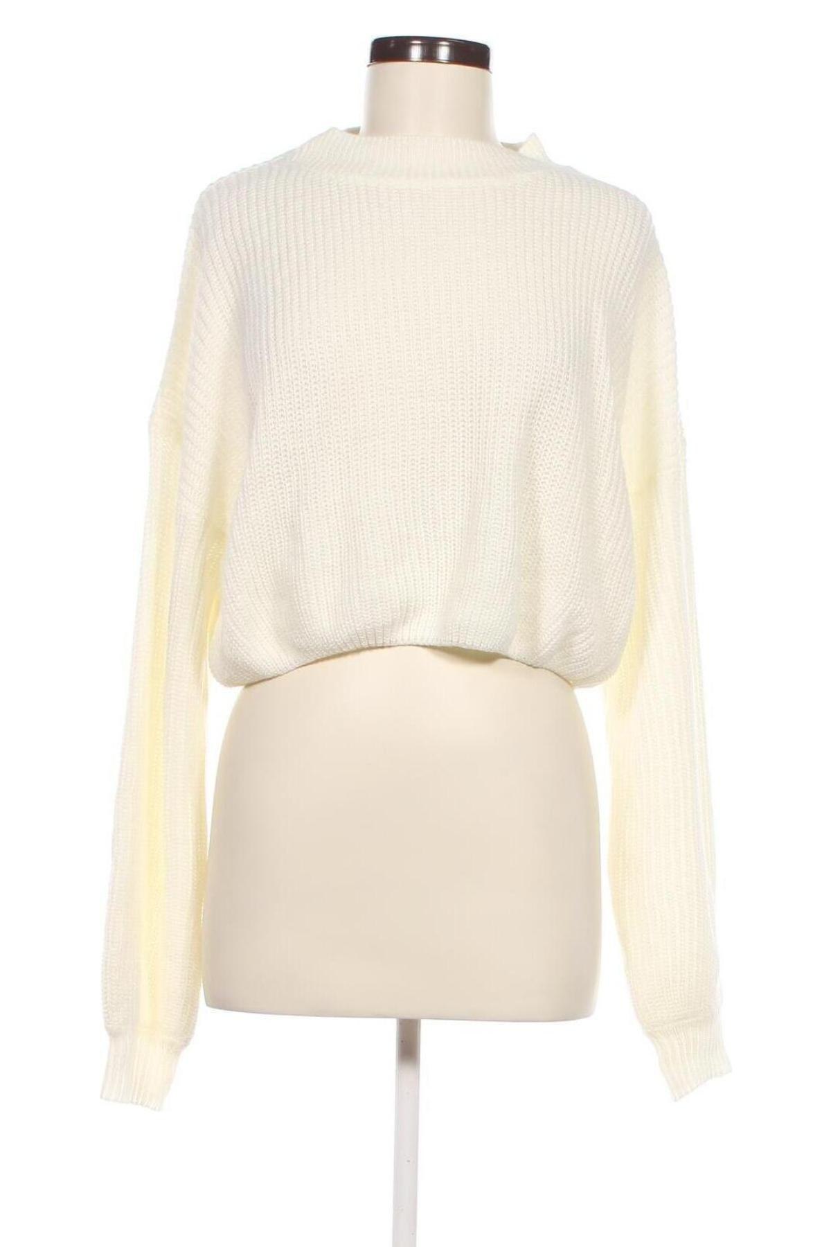 Дамски пуловер SHEIN, Размер L, Цвят Бял, Цена 15,95 лв.