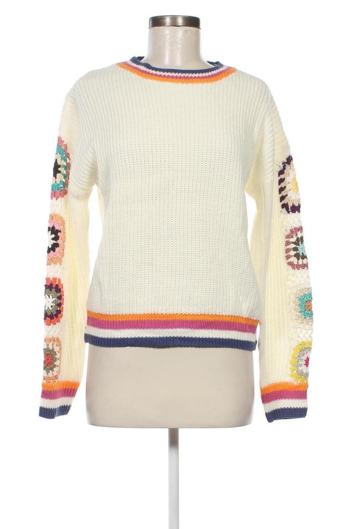 Дамски пуловер SHEIN, Размер S, Цвят Екрю, Цена 15,08 лв.